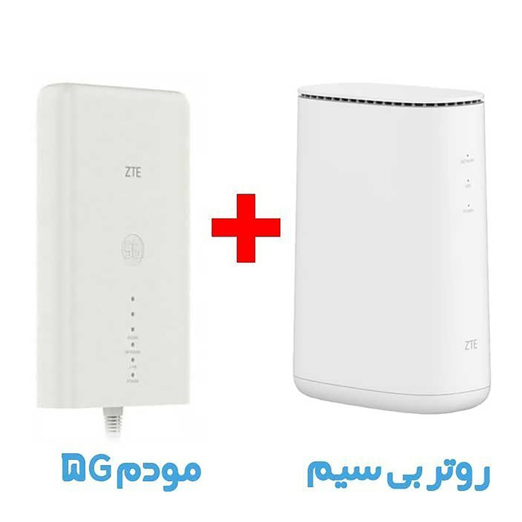 مودم زد تی ای مدل MC7010 به همراه روتر استوک C