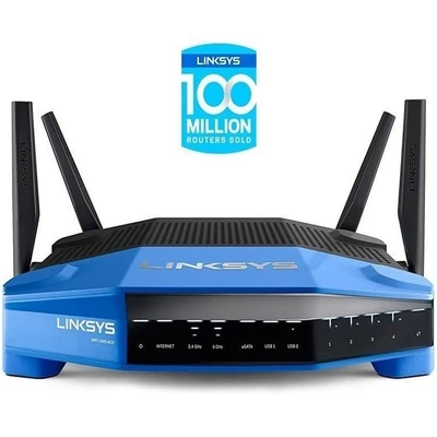 روتر بی‌سیم لینکسیس مدل WRT1900ACاستوک C